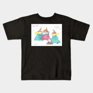 Witches shopping Coven ready Kids T-Shirt